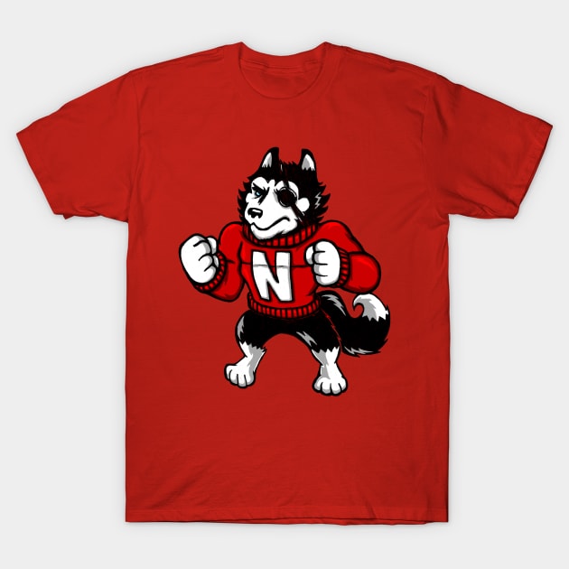 The Fighting Danger Huskie T-Shirt by nickv47